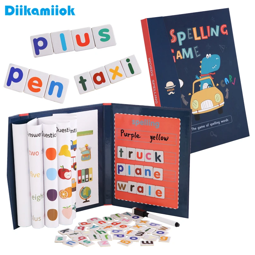 Board Game English For Kids - لعبة تعليمية خشبية للأطفال لتعلم الحروف