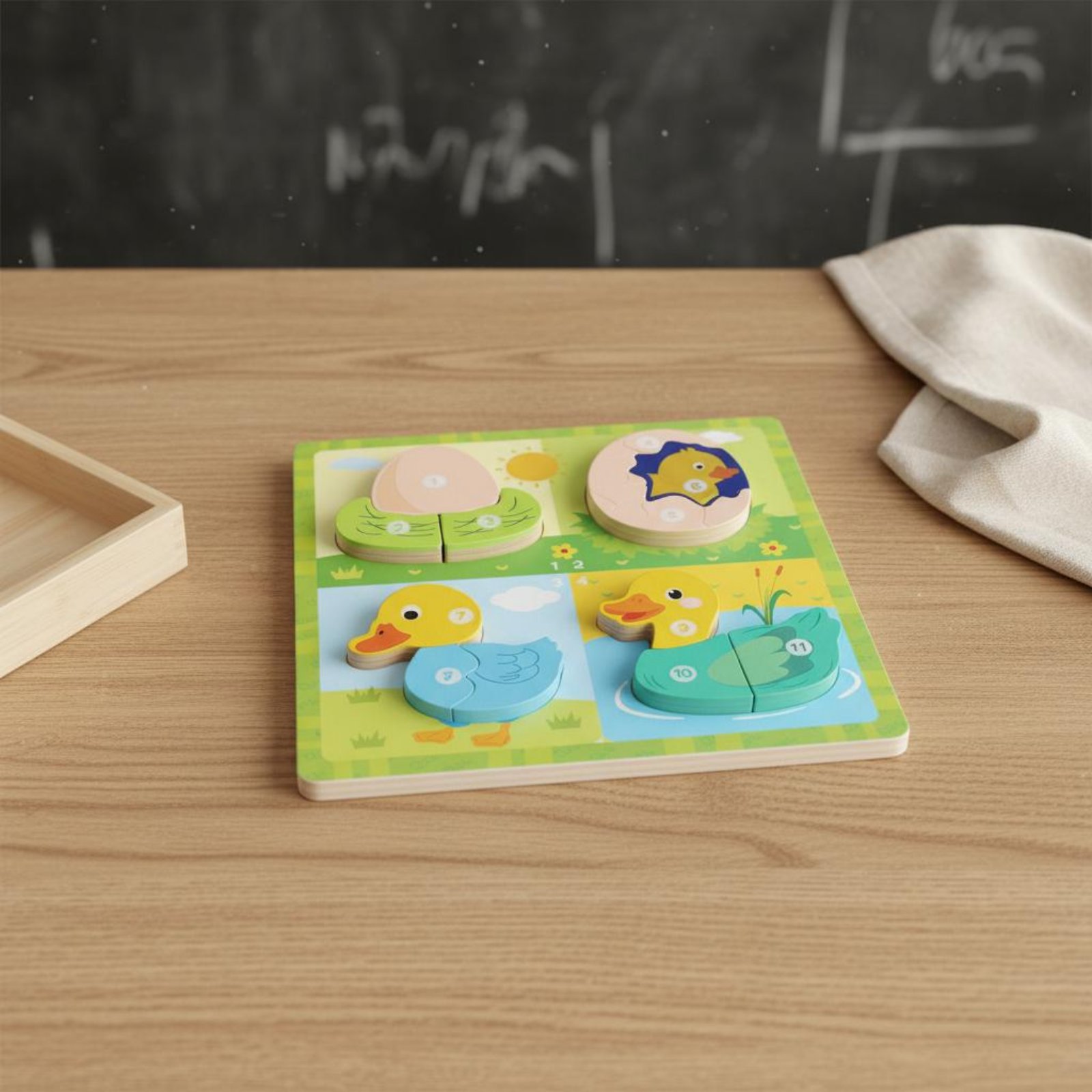 Board Game Nature - لعبة لوحية لتنمية الإدراك ونمو الكائنات،