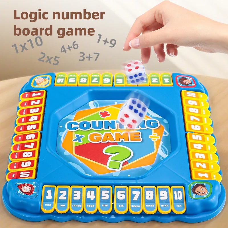 Board Game Flip 7 - مجموعة ألعاب لوحية تعليمية تفاعلية للعائلة