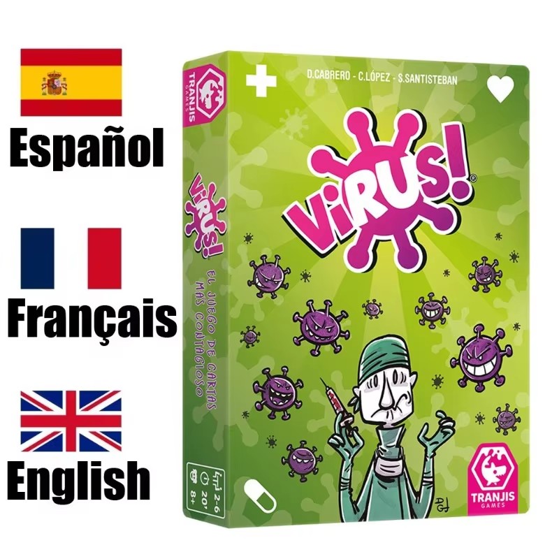 Board Game Virus - لعبة بطاقات تفاعلية جديدة عبر الحدود:
