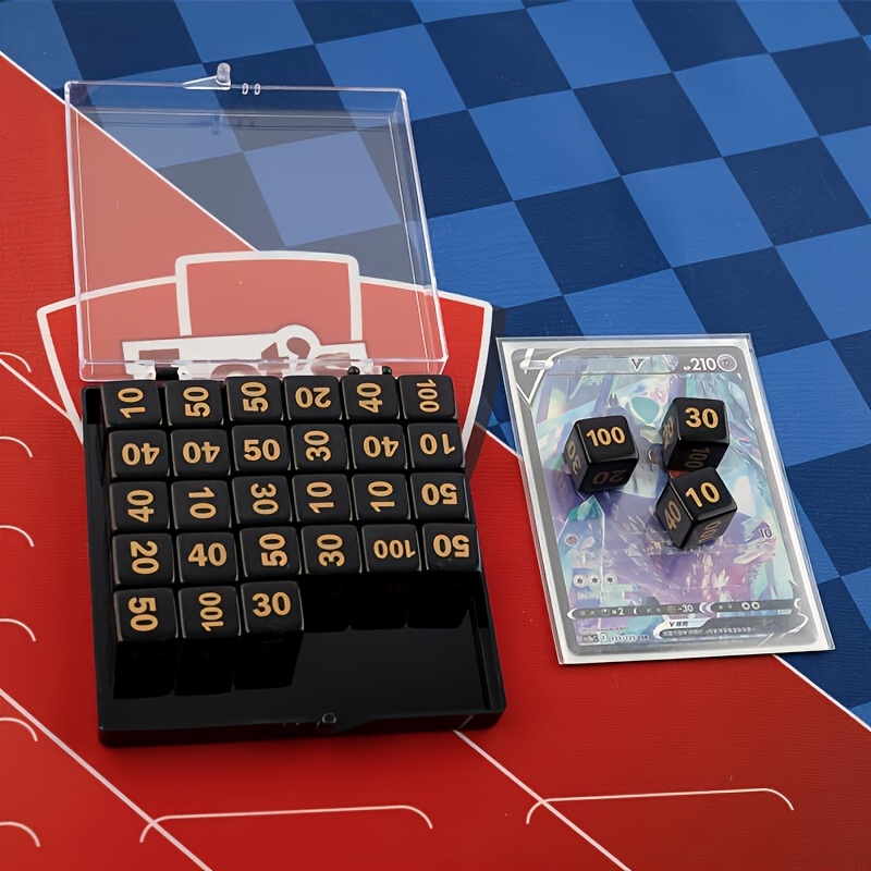 Game Token Counter - 10 قطع من نرد العدّادات الرقمية