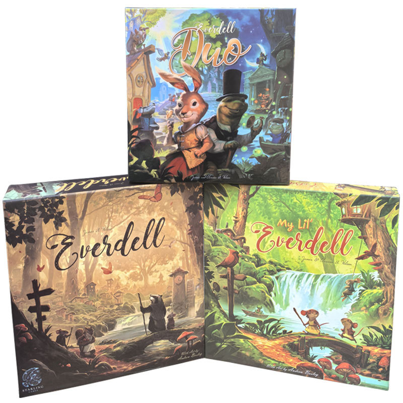 Board Game English For Kids - لعبة لوحية استراتيجية للمدينة الحيوانية الخيالية،