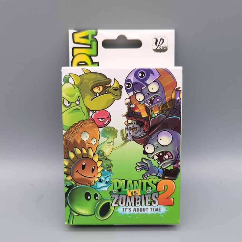 Board Game Zombies - بطاقات لعب كرتونية بتصميم Plants Vs.
