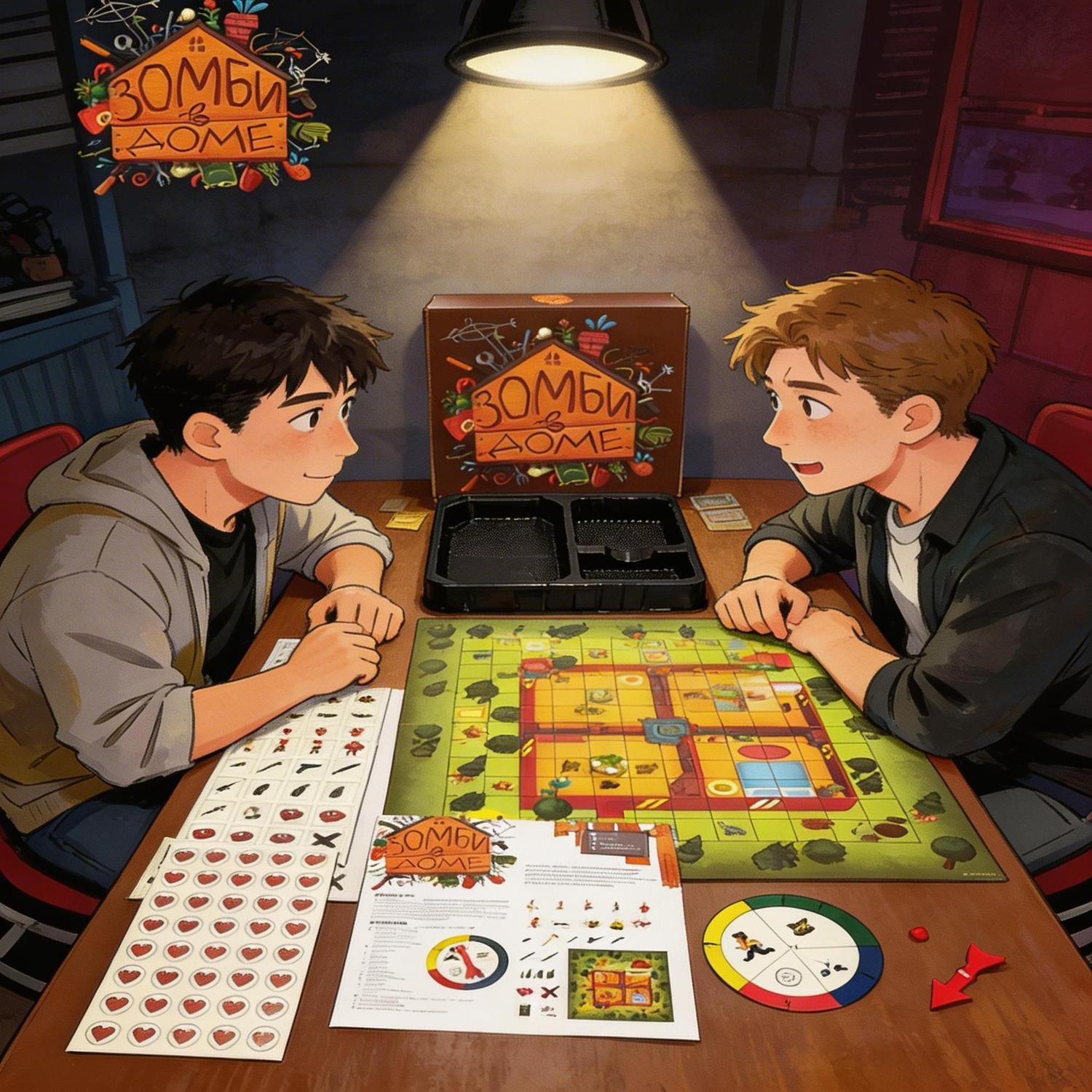 Board Game Zombies - لعبة لوحية بثيمة البقاء على قيد