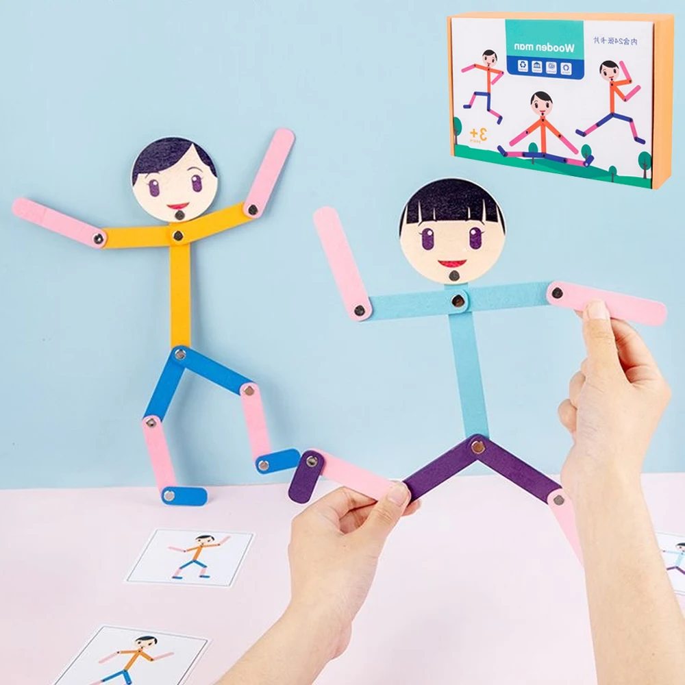 Board Game For 6 Years Old - الرياضة رجل خشبي المواد DIY لغز