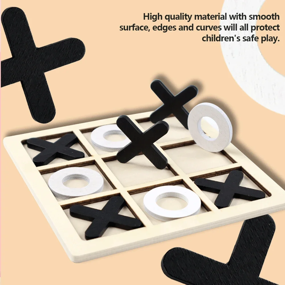 لعبة خشبية XO Tic Tac Toe، لوح - مراجعة Board Game Idea وسعره