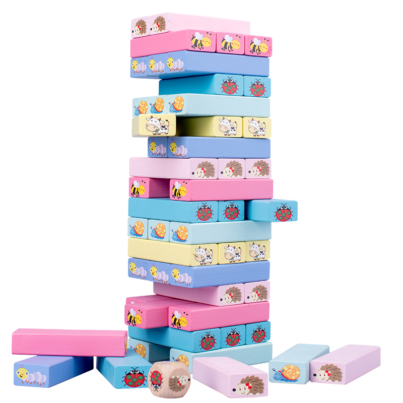 لعبة كتل خشبية برقم الحيوانات  - مراجعة Board Game Jenga وسعره