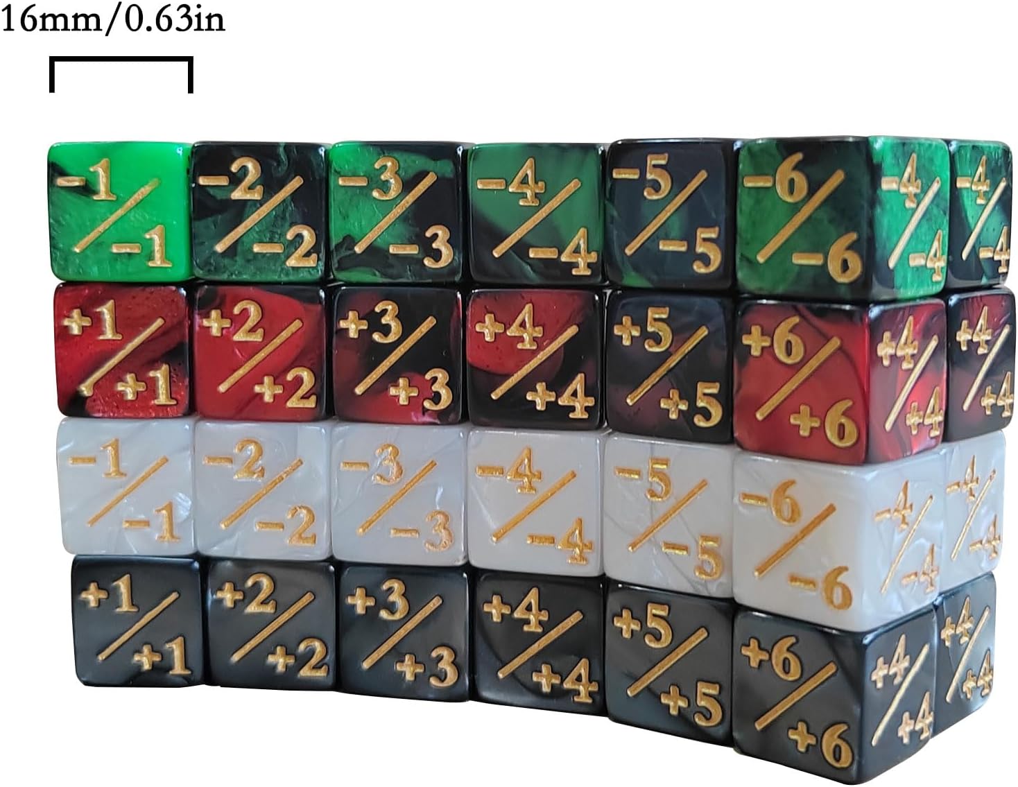 10 قطع من نرد رمز عدادات النرد - مراجعة Game Token Counter وسعره