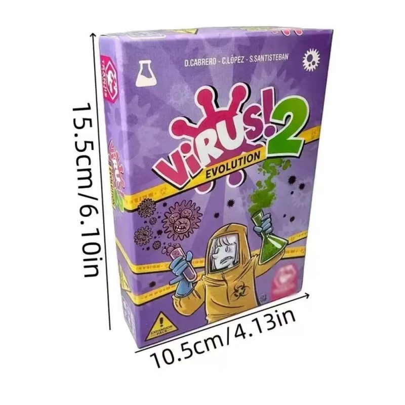 مجموعة ألعاب بطاقات استراتيجية - مراجعة Board Game Virus وسعره