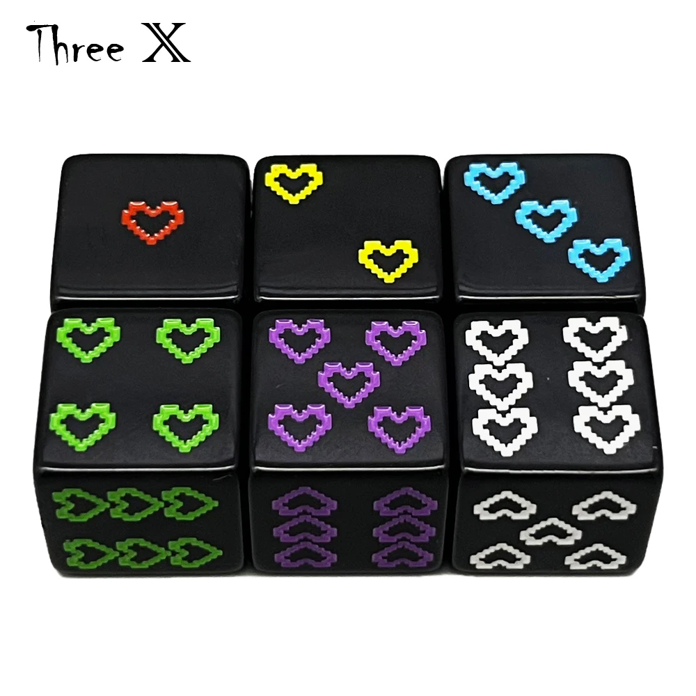 مجموعة مكعبات نرد رقمية بـ 6 أ - مراجعة Board Game Logo وسعره