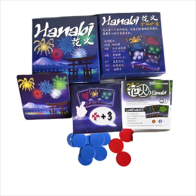 لعبة بطاقة هانابي التعاونية |  - مراجعة Board Game Solo وسعره