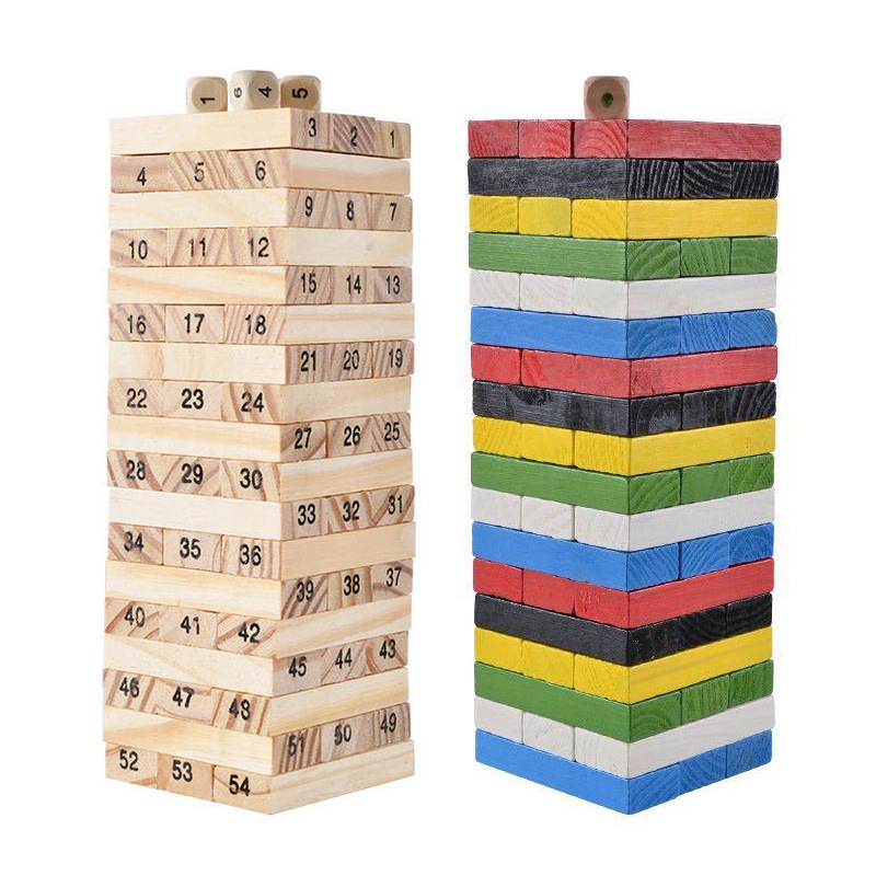 لعبة برج التراص الخشبية لعبة ل - مراجعة Board Game Jenga وسعره