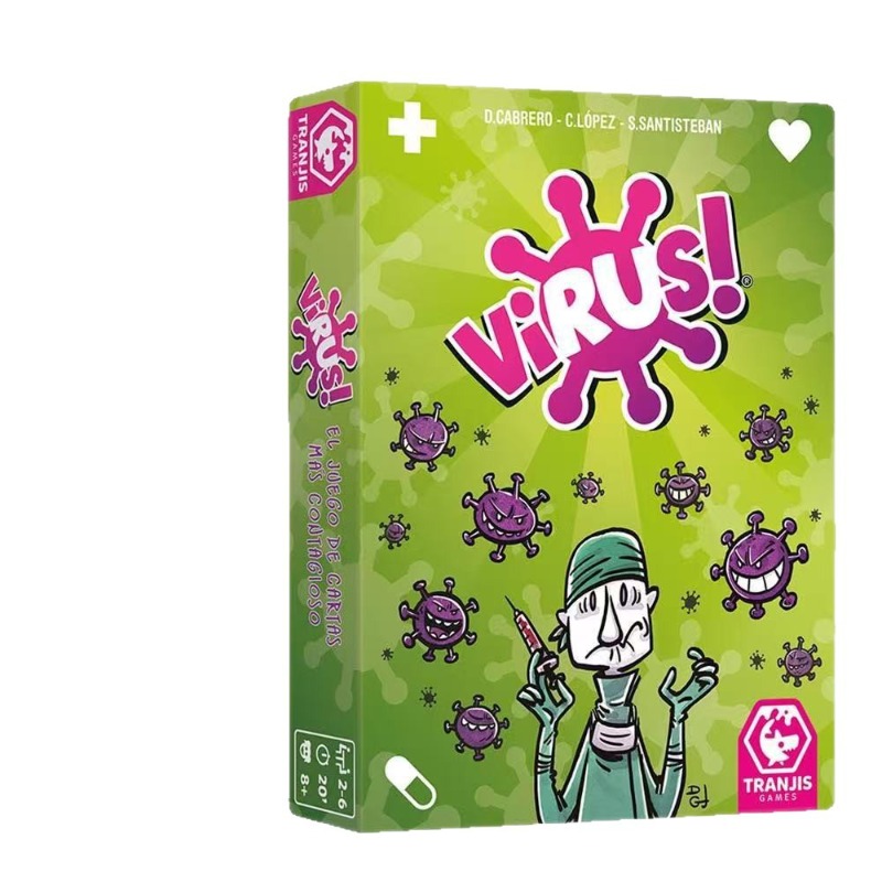 مجموعة ألعاب بطاقات استراتيجية - مراجعة Board Game Virus وسعره