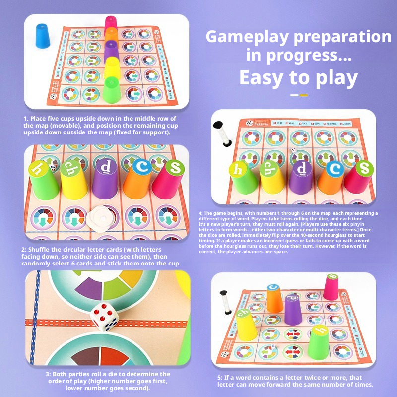 لعبة لوحية صينية للأطفال لتعلم - مراجعة Board Game For 6 Years Old وسعره