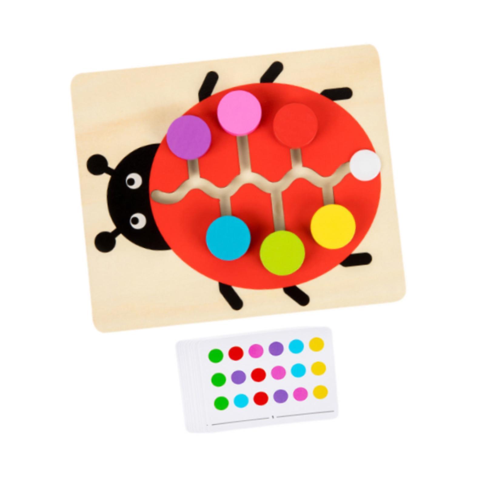 لعبة ألغاز خشبية متطابقة الألو - مراجعة Board Game For 6 Years Old وسعره