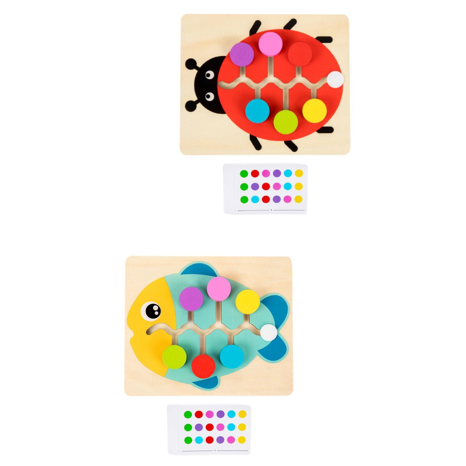 لعبة ألغاز خشبية متطابقة الألو - مراجعة Board Game For 6 Years Old وسعره