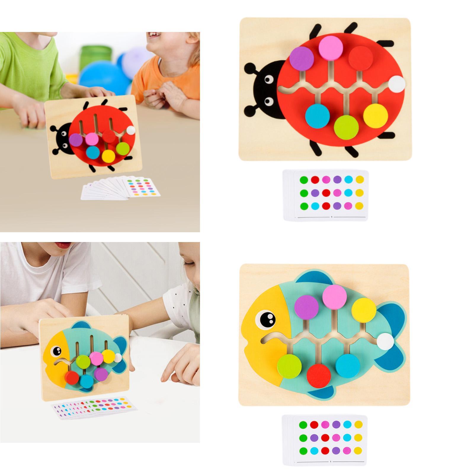 لعبة ألغاز خشبية متطابقة الألو - مراجعة Board Game For 6 Years Old وسعره
