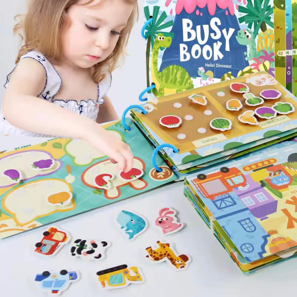 مشغول كتاب ملصق كتاب هادئ للأط - مراجعة Board Game English For Kids وسعره