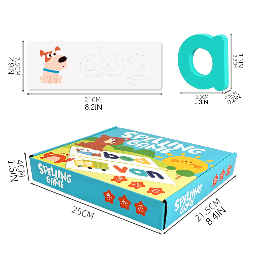 ألغاز خشبية ملونة بأبجدية ملون - مراجعة Board Game English For Kids وسعره