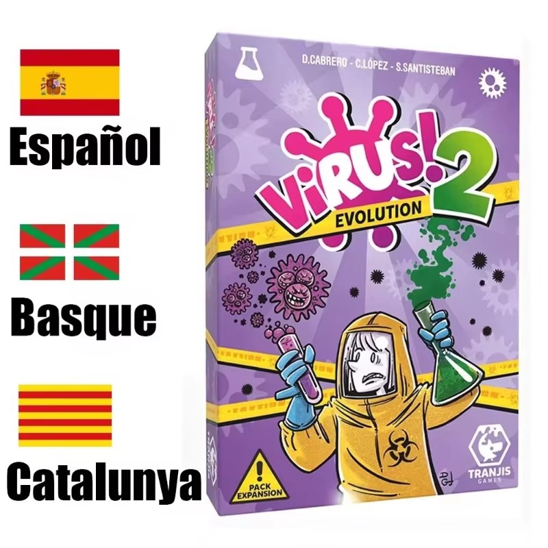 لعبة بطاقات تفاعلية جديدة عبر  - مراجعة Board Game Virus وسعره