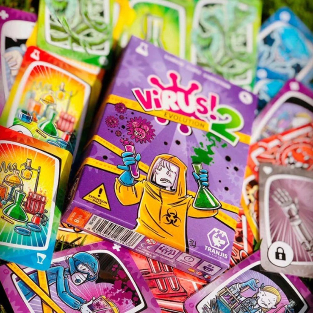 لعبة بطاقات الفيروسات الممتعة  - مراجعة Board Game Virus وسعره