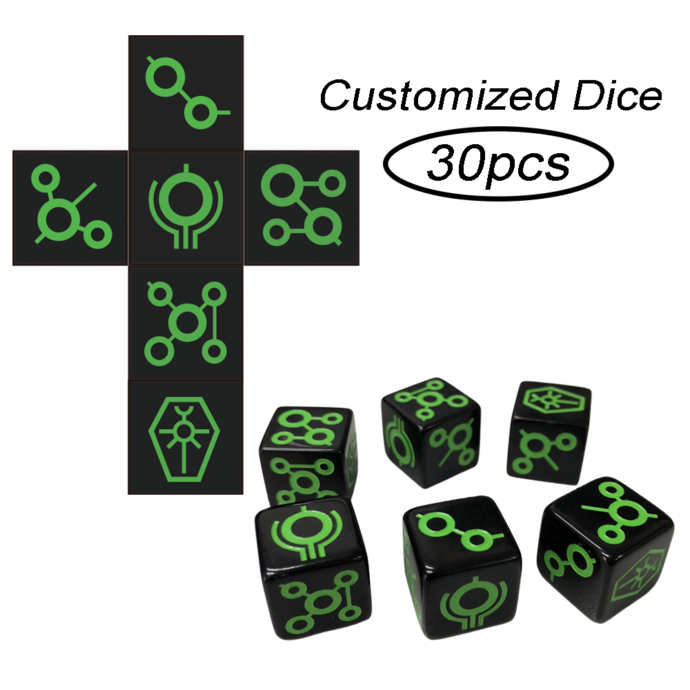 T & G-شعار النرد D6 المخصص لأل - مراجعة Board Game Logo وسعره
