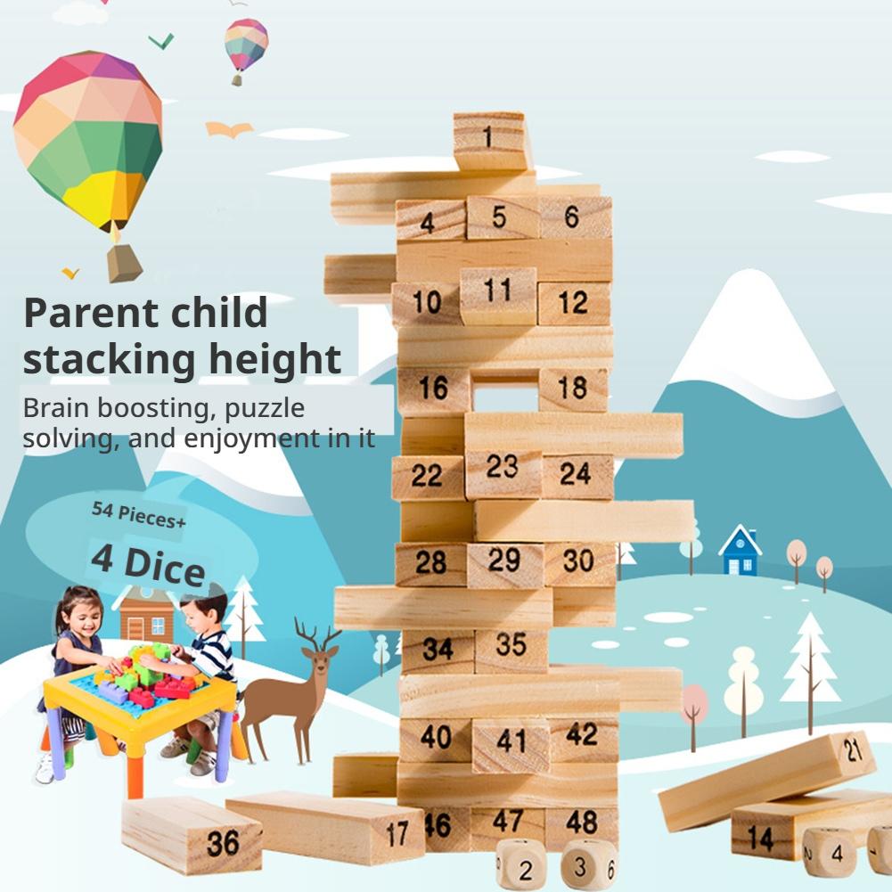 مكعبات بناء خشبية صغيرة الحجم  - مراجعة Board Game Jenga وسعره