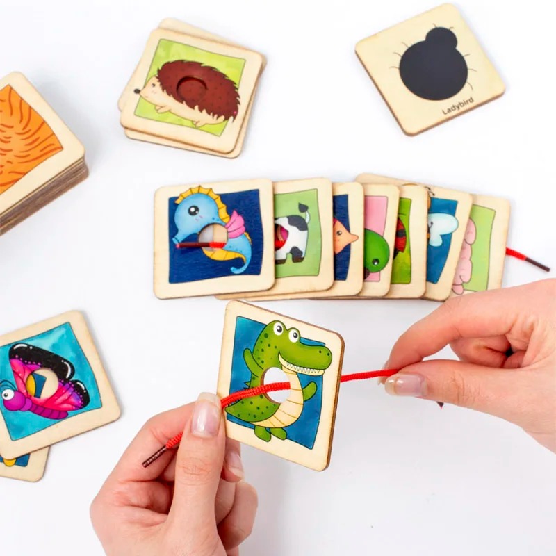 لوحة مطابقة أنماط فرو الحيوانا - مراجعة Board Game Nature وسعره