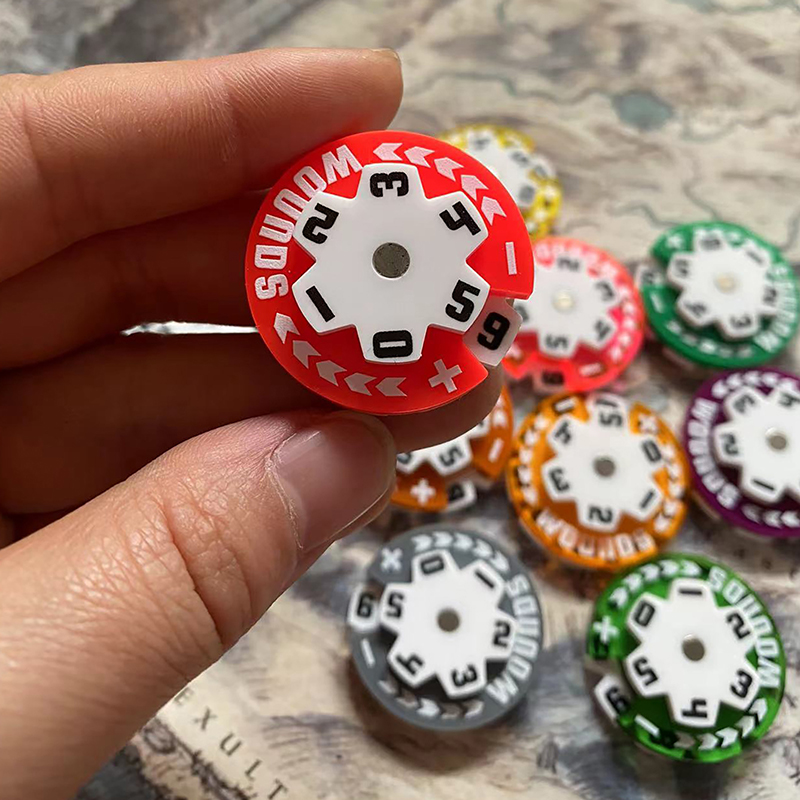 لون عشوائي صغير الحجم عداد 32  - مراجعة Game Token Counter وسعره