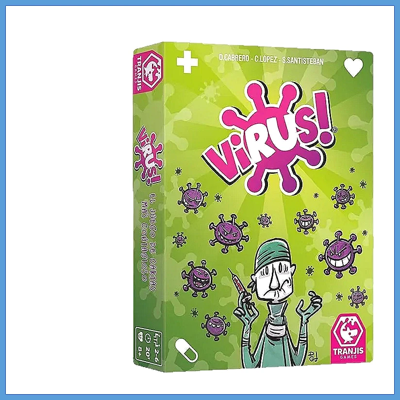 مجموعة ألعاب بطاقات استراتيجية - مراجعة Board Game Virus وسعره
