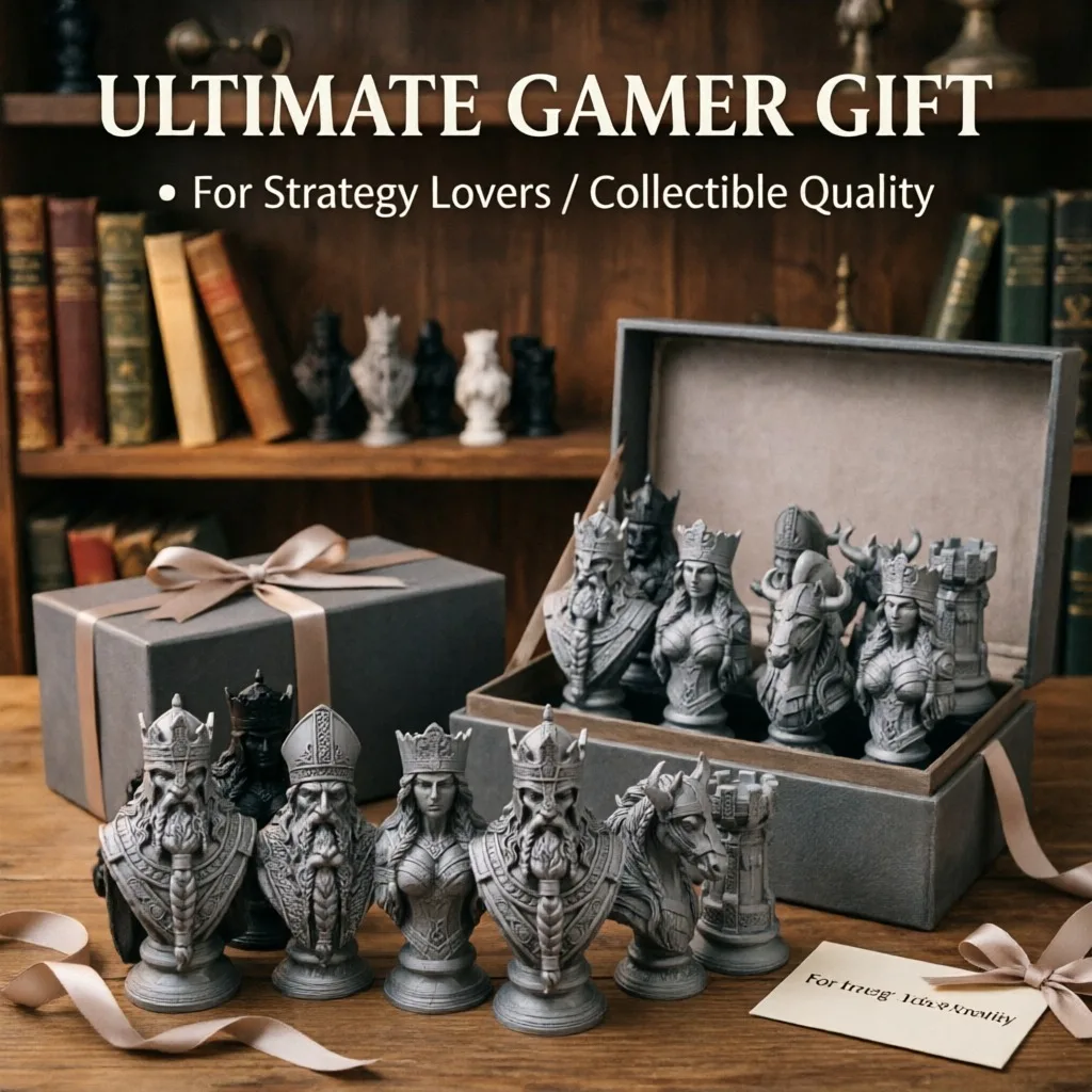 قطع شطرنج مطبوعة بتقنية ثلاثية - مراجعة Board Game Print وسعره