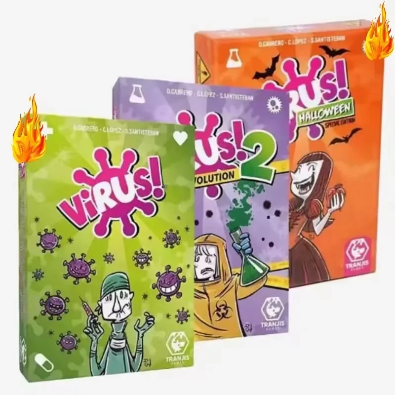 لعبة بطاقات الفيروسات الممتعة  - مراجعة Board Game Virus وسعره